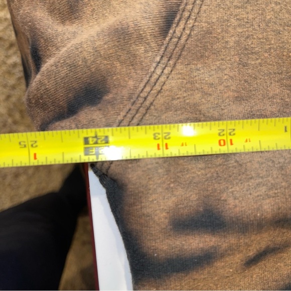Champion Hoodie Custom Bleached Sz L - Picture 9 of 10